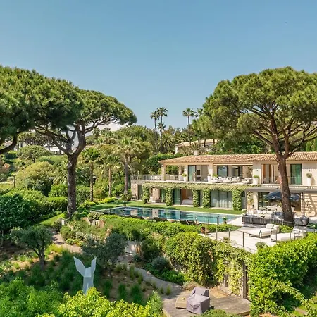 Le Faune - Ultra-luxurious 10 En-suites With Sea View And Tennis Villa *